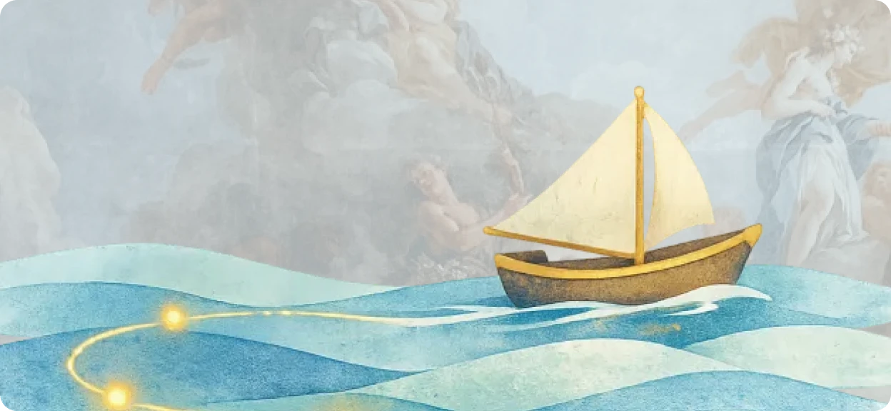 The boat the product draws for an empty workspace